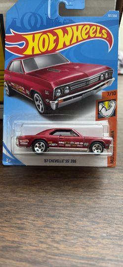 Hot Wheels 2019 Muscle Mania #7/10 '67 Chevelle SS 396 #FYD07 échelle 1:64