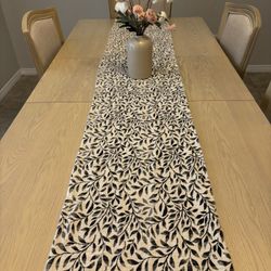 Brand New Table Runner And Flower And Pot $30