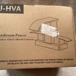 J-HVA Bathroom Faucet 4”  2 Handle Centerset