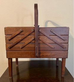 Vintage Sewing/Knitting Box