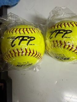 6 Fast pitch girl softballs