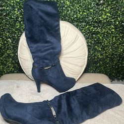 Navy Blue rhinestone Pendant