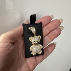 14k BEAR CHARM 