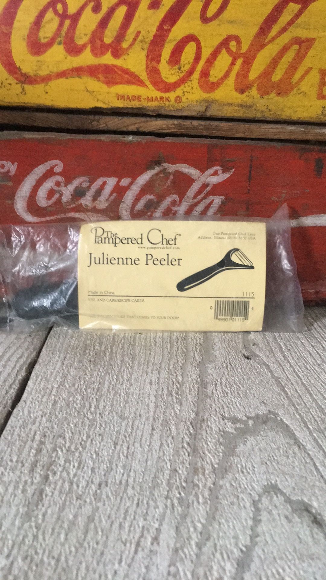Pampered Chef Julienne Peeler NIP