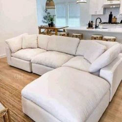 Plush Cloud Sectionals Available, Same Day Delivery 