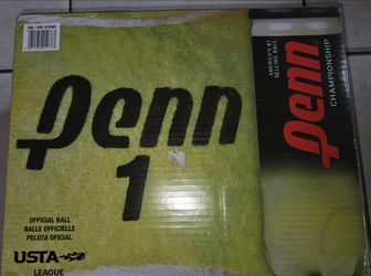 60 Penn Championship Tennis Balls Bulk Box