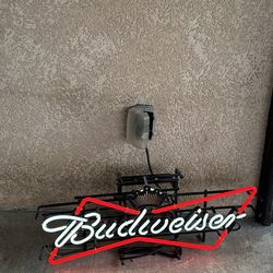 light up budweiser sign