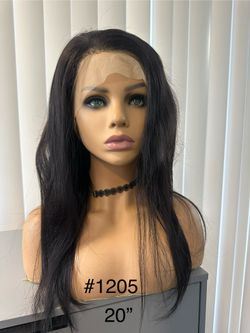 New Human Hair Straight 20”