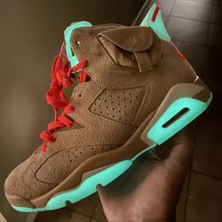 Jordan 6s TS Cactus Jack British Khaki $160 FIRM NO TRADES