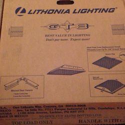 GT8 Lithonia LED Ceiling Mounted Lights (2)