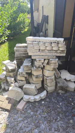 Edging bricks landscaping