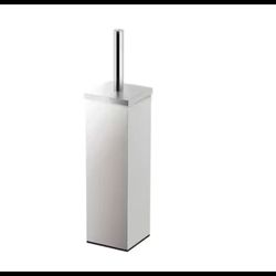 Gatco 1489 - Square 3.13 in. W Toilet Brush Holder in Satin Nickel