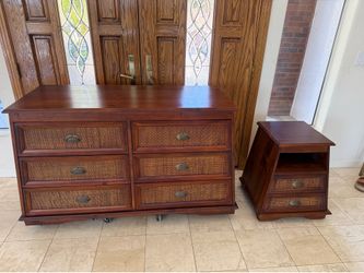 Pier 1 Imports Vintage dresser and night stand
