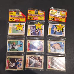1987 TOPPS BASEBALL CARDS RACK PACKS