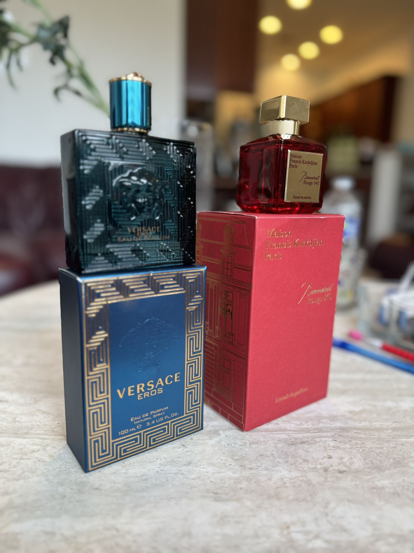 Baccarat Rouge 540 and Versace Eros