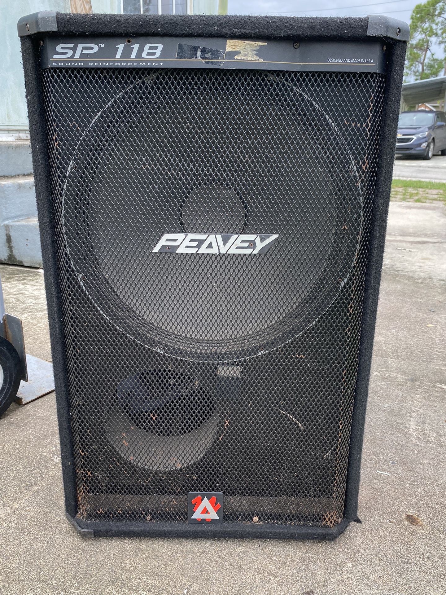 Peavy 18” Speaker Vey Powerful No Issue