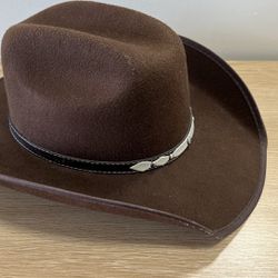 Cowboy Brown Hat Made In México Size S