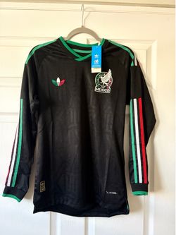 Mexico Black Long Sleeve Soccer Jersey (New With Tags)