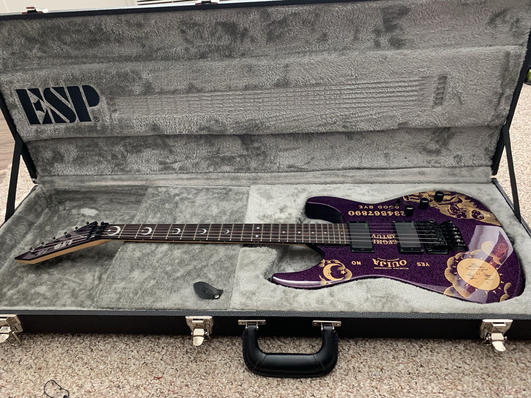 ESP LTD Limited Edition KH-Ouija Kirk Hammett Signature for Sale
