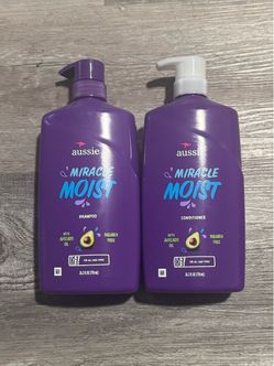Aussie Miracle Moist Shampoo & Conditioner Set 26.2 Fl Oz