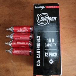 Diversitech Swoosh GGC-12 CO2 Cartridges 16G Capacity 12 Pack

