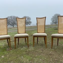 Vintage Mid Century Modern Drexel Dining Chairs 