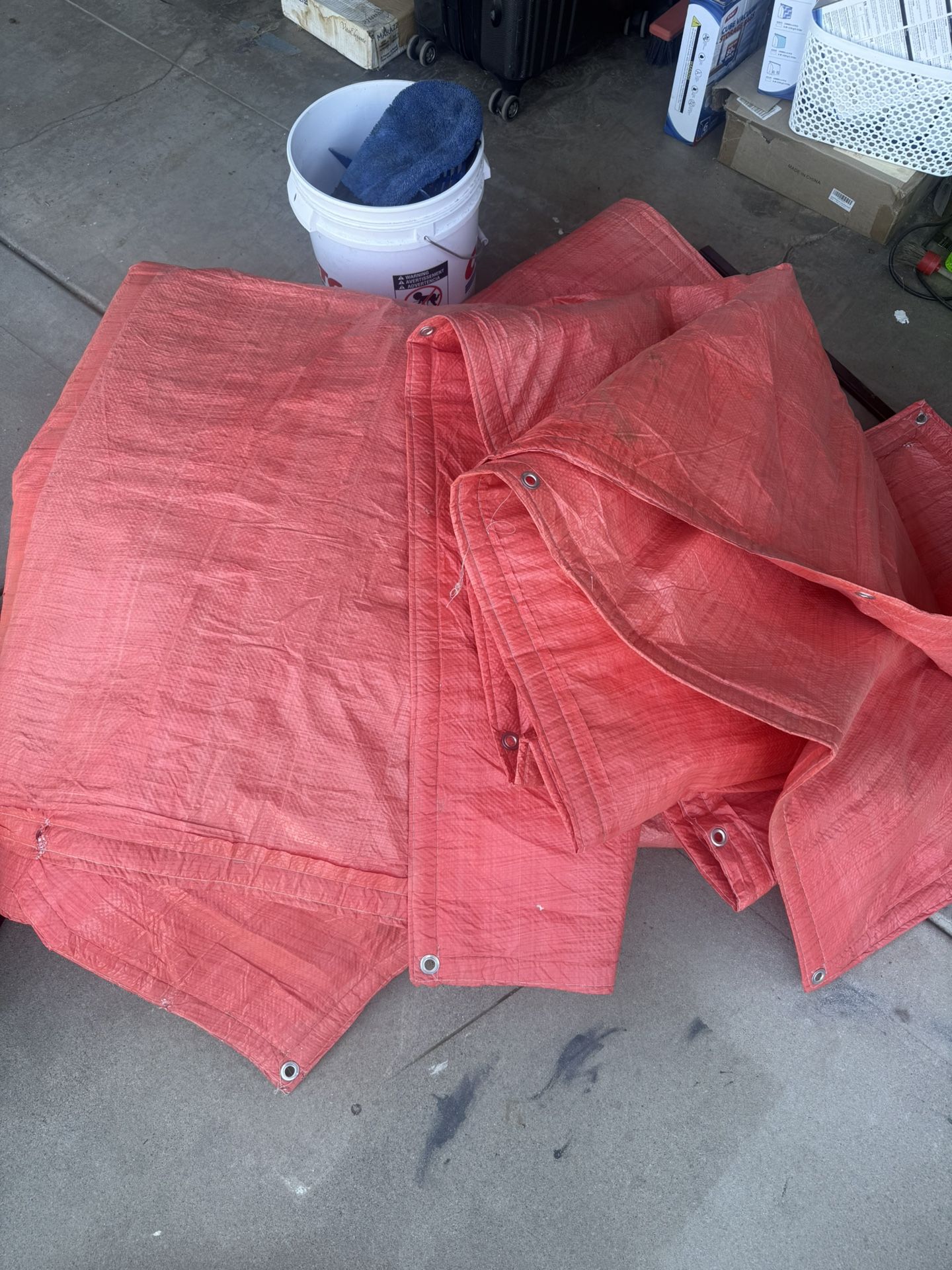 Two Insulated Tarps