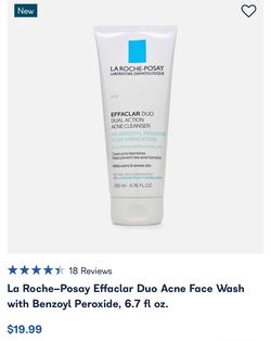 La roche-posay acne cleanser