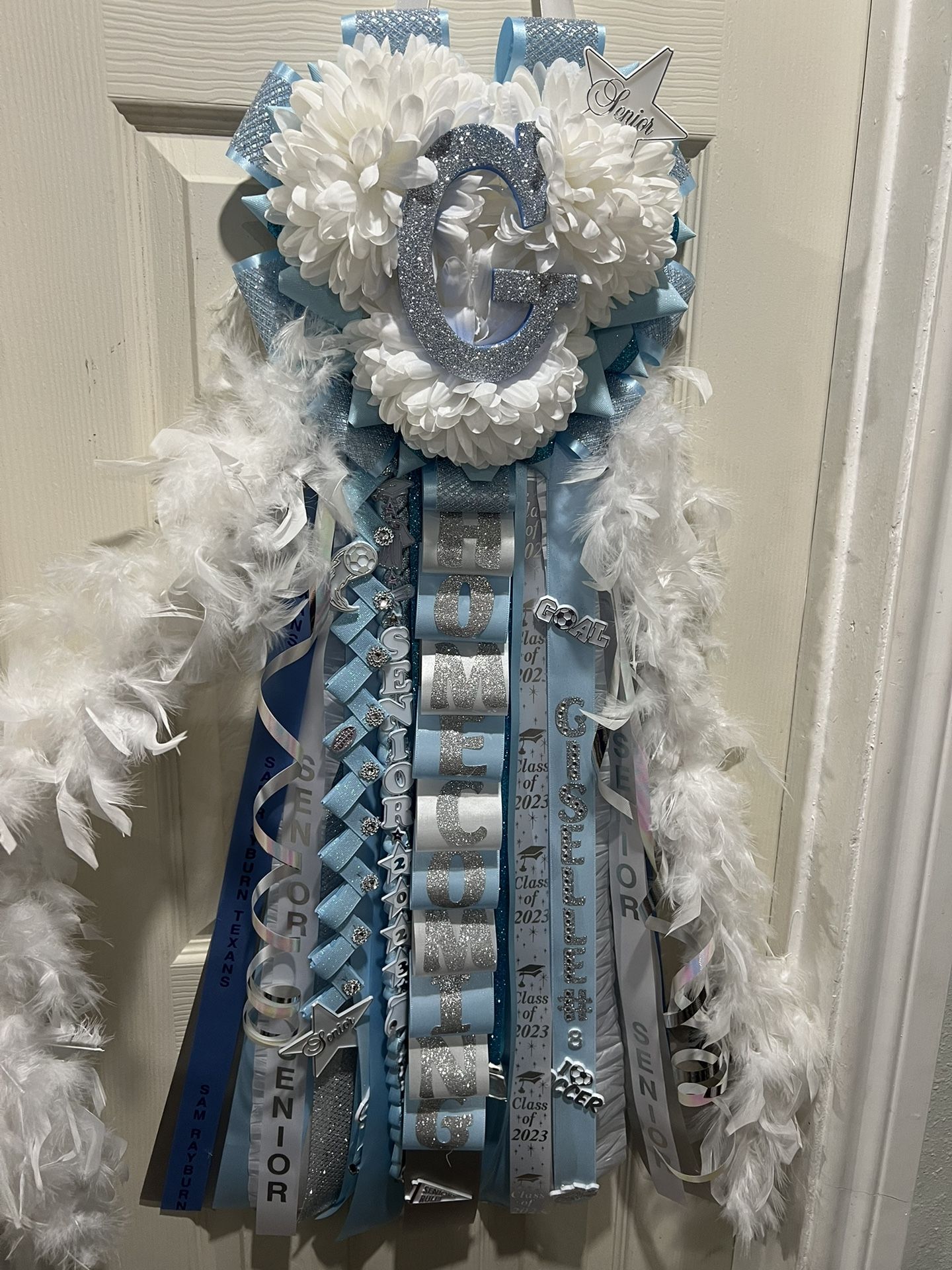 Homecoming mum mizuno rings