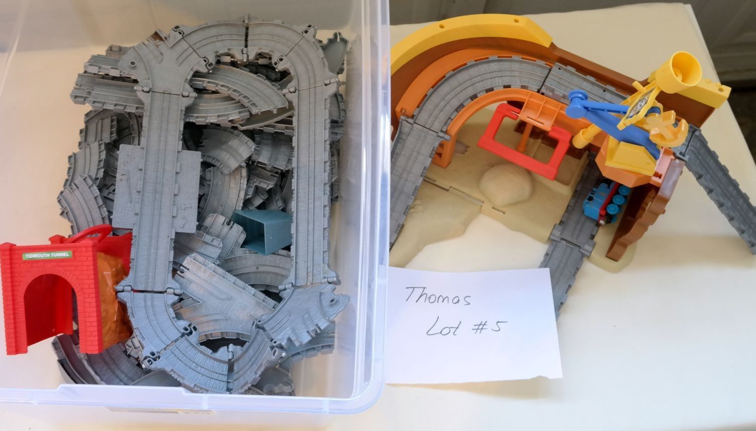 Huge Lot of Thomas the Tank Engine Pirate Ship Gray Tracks