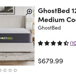 Ghost Bed Mattress Queen Size, No Frame