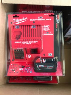 Milwaukee M18 Lithium-ion XC Starter Kit With One 5.0Ah Battery And Charger