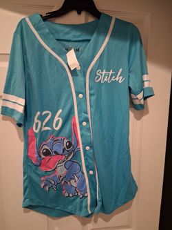 Disney Stitch jersey blue size XL