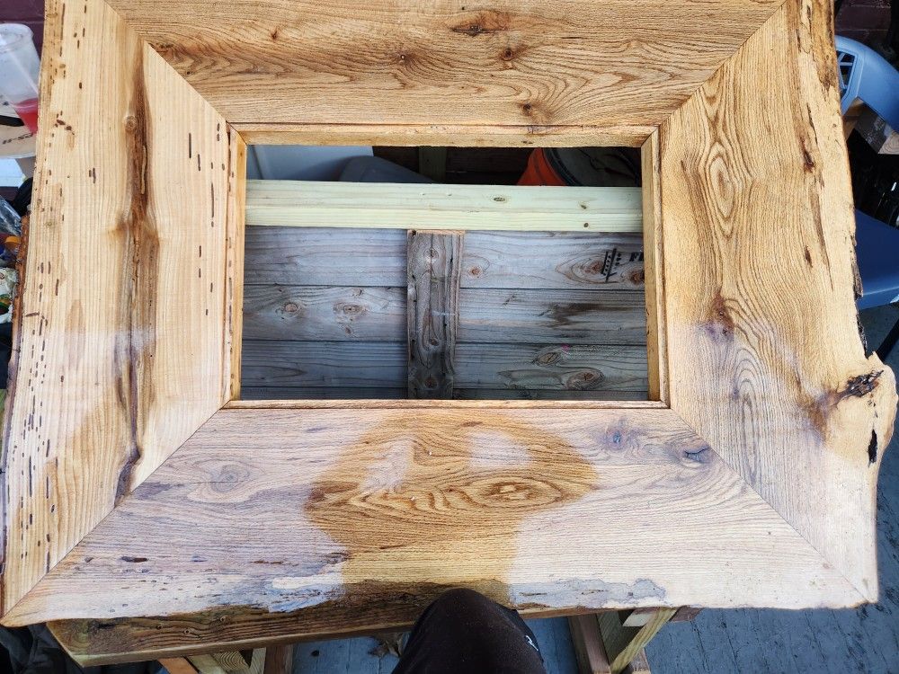 Live Edge Table Top And Benches