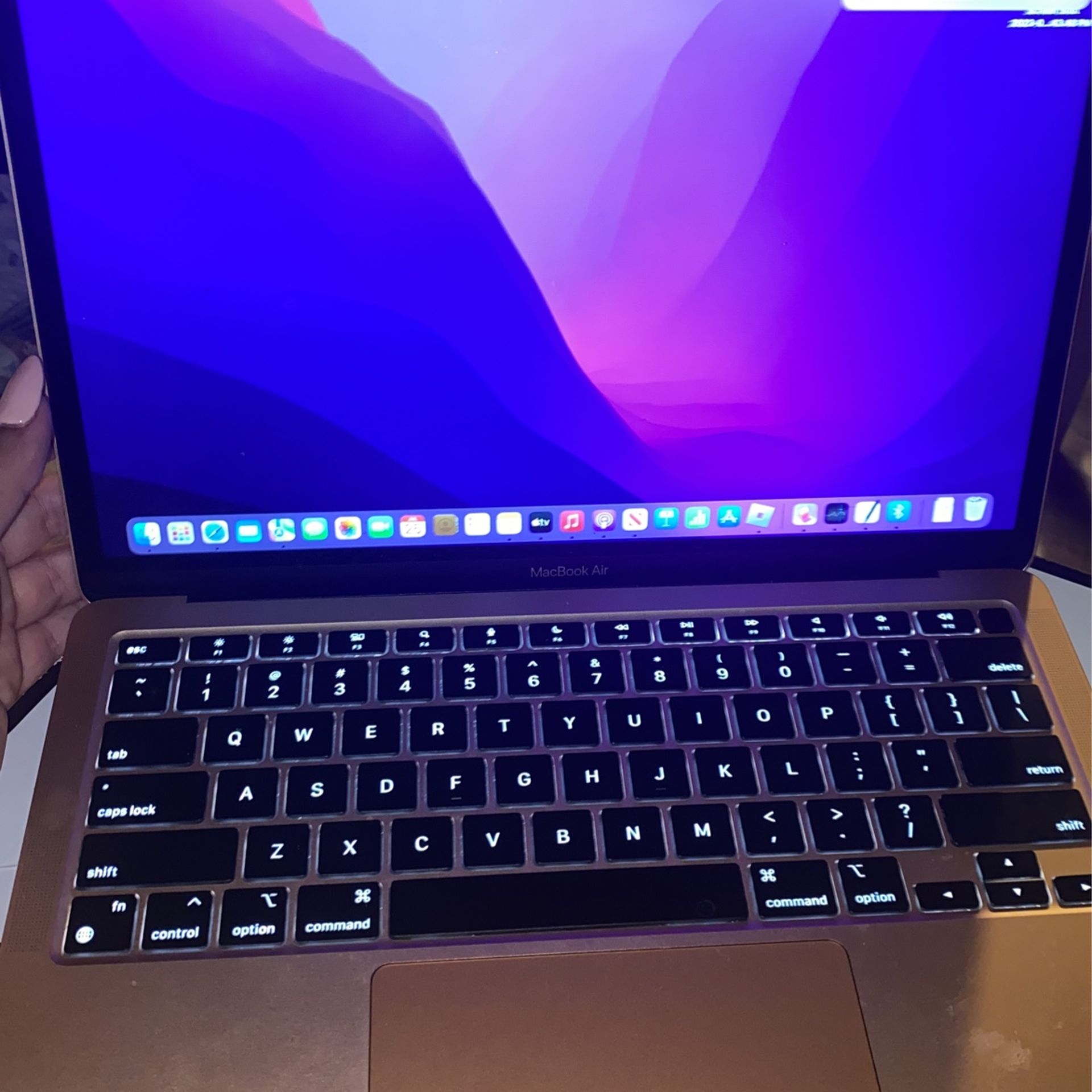 Rose Gold Laptop With case