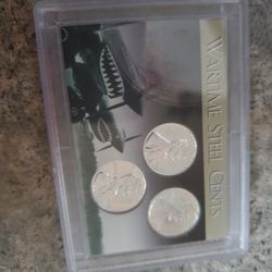 War Time Steel Cents 