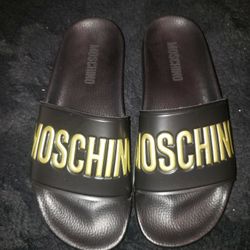 Authentic Moschino Slides Size 6.5