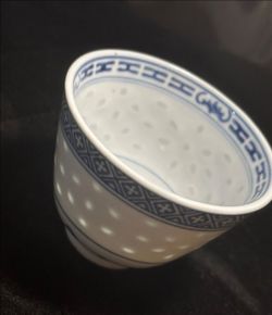 Chinese Blue and White Porcelain Rice Bowl