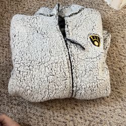 Women’s Sherpa Zip up Brewers Jacket