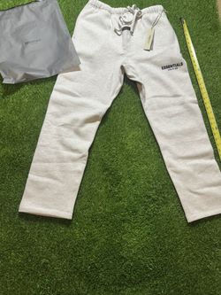 Essentials FOG Uncuffed Grey Sweats 