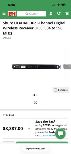 Shure Mics and Receiver