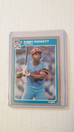 1985 Fleer Kirby Puckett RC.