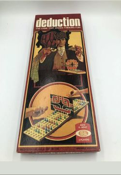 Deduction 1976 Board Game