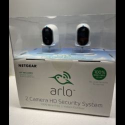Arlo Security System by NETGEAR – 2 Wire-Free HD Cameras + Indoor/Outdoor