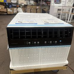 COSTWAY 10000 BTU Window Air Conditioner, Over the Sill AC up to 400 Sq.Ft w/Cool/Dry/Fan/Auto/Sleep/Energy Saver Modes, Full Widow View, Ultra Quiet 