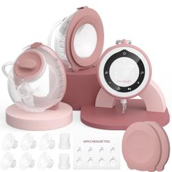 Momcozy Breast Pump V1 Pro Hospital-Grade, Hands-Free & Portable Wearable Pump, Upgraded Electric Pump with 3 Fine-Tuned Rhythms|15 Levels, Come with 