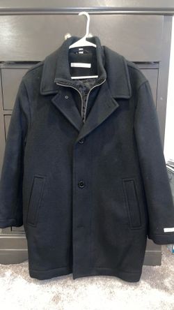 Black Wool Dress coat