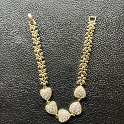 Gold plated bracelet