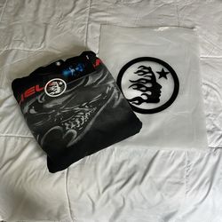 Hellstar hoodie red and black