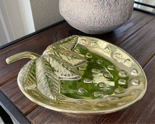 Gold Strawberry Gold Dish